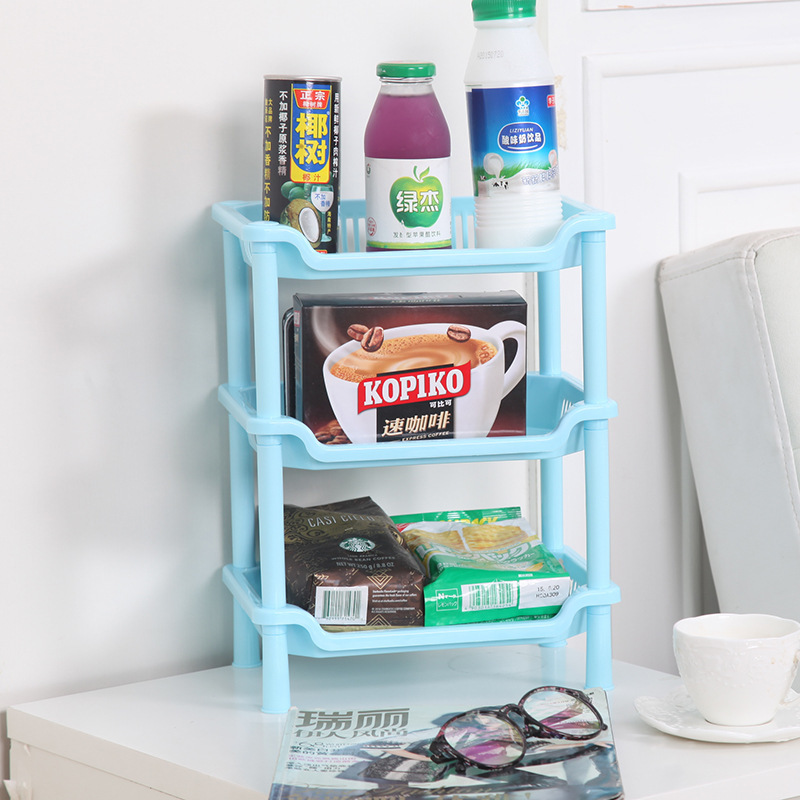 Bathroom Three-Layer Square/Triangle Storage Rack