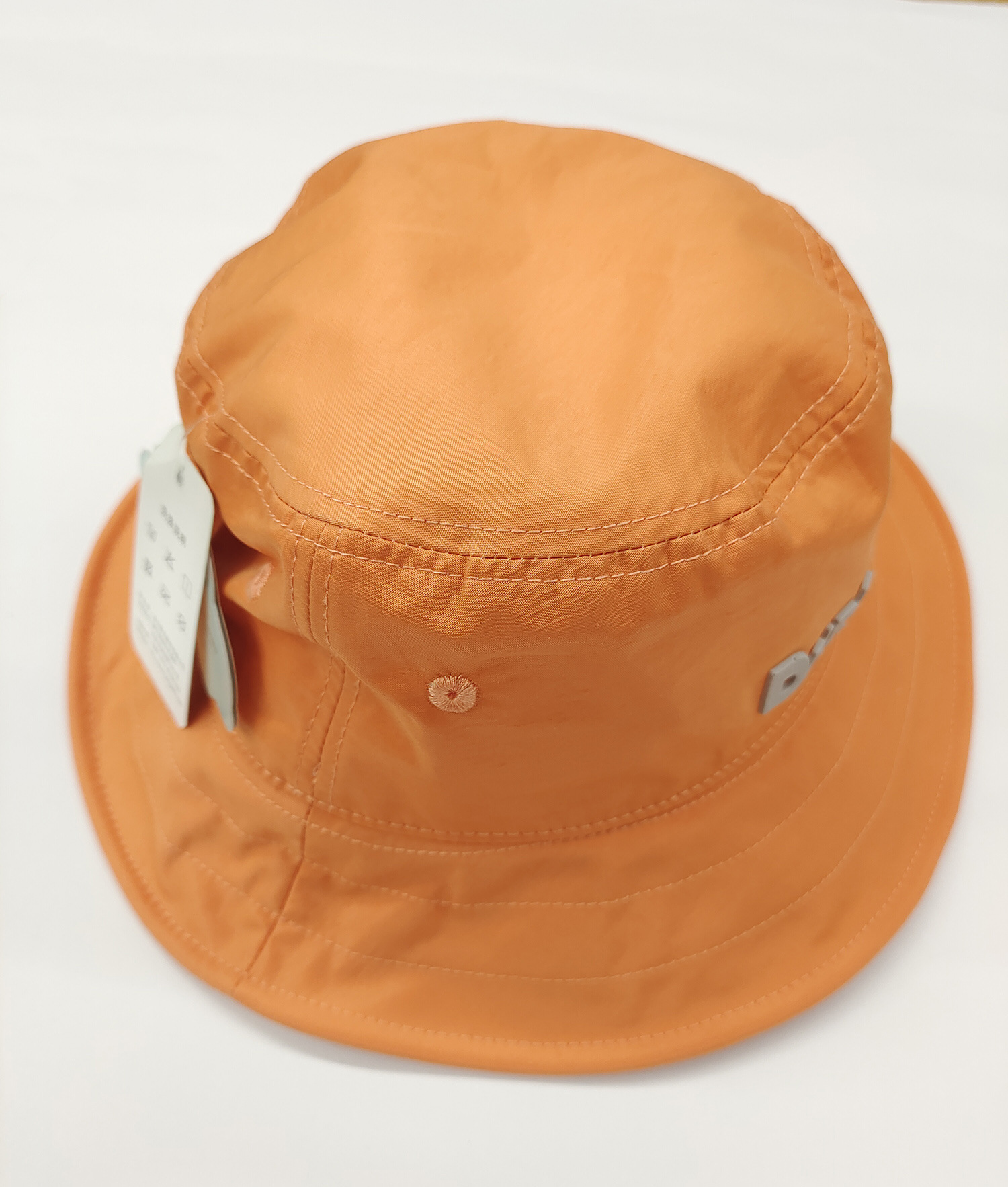 Dudula Children's Hat Bucket Hat 2023 Spring New Letter Small Leather Tag Bucket Hat