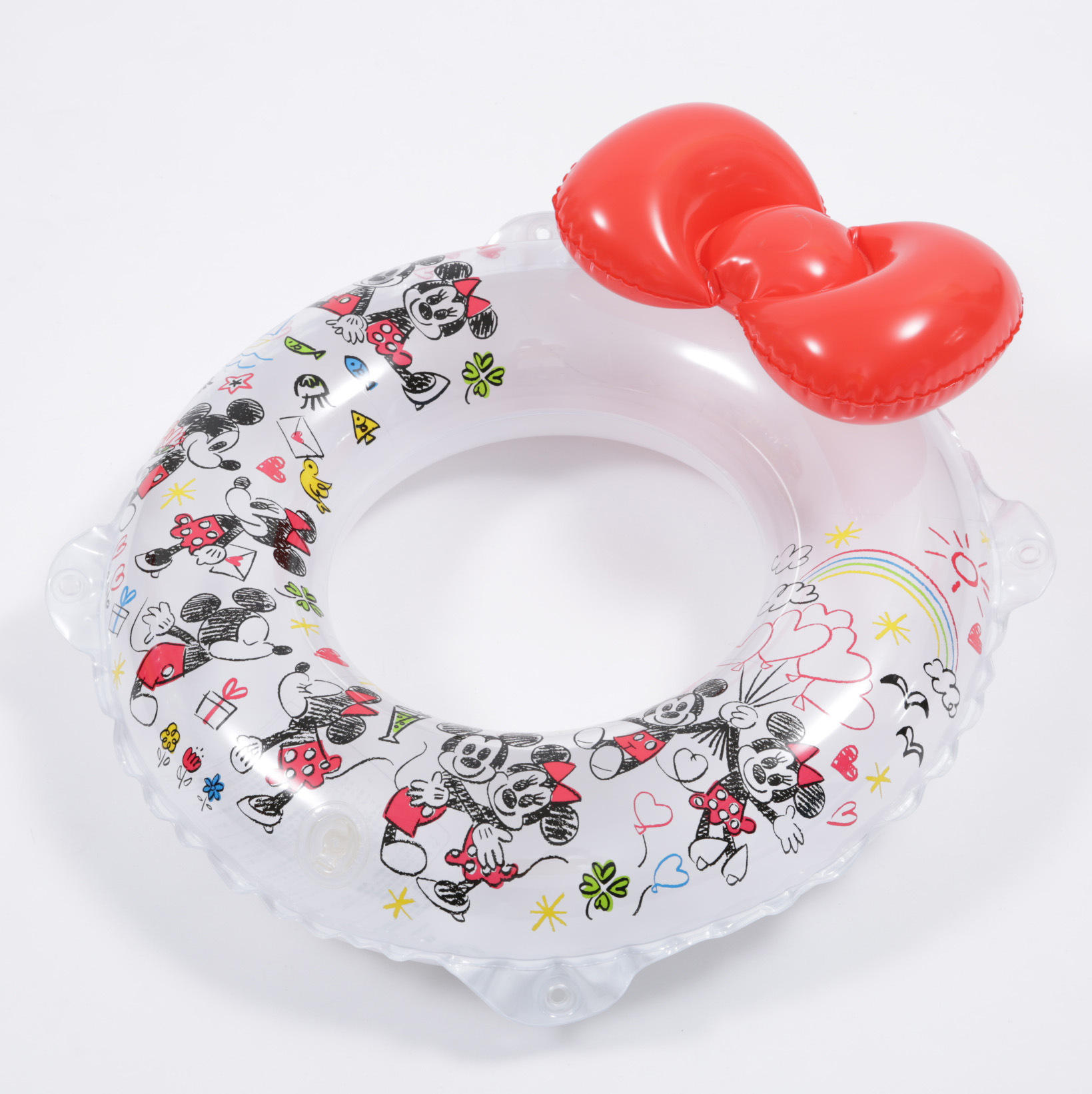 批发ins儿童可爱卡通加厚充气游泳圈玩具小孩泳池泳圈游泳用品