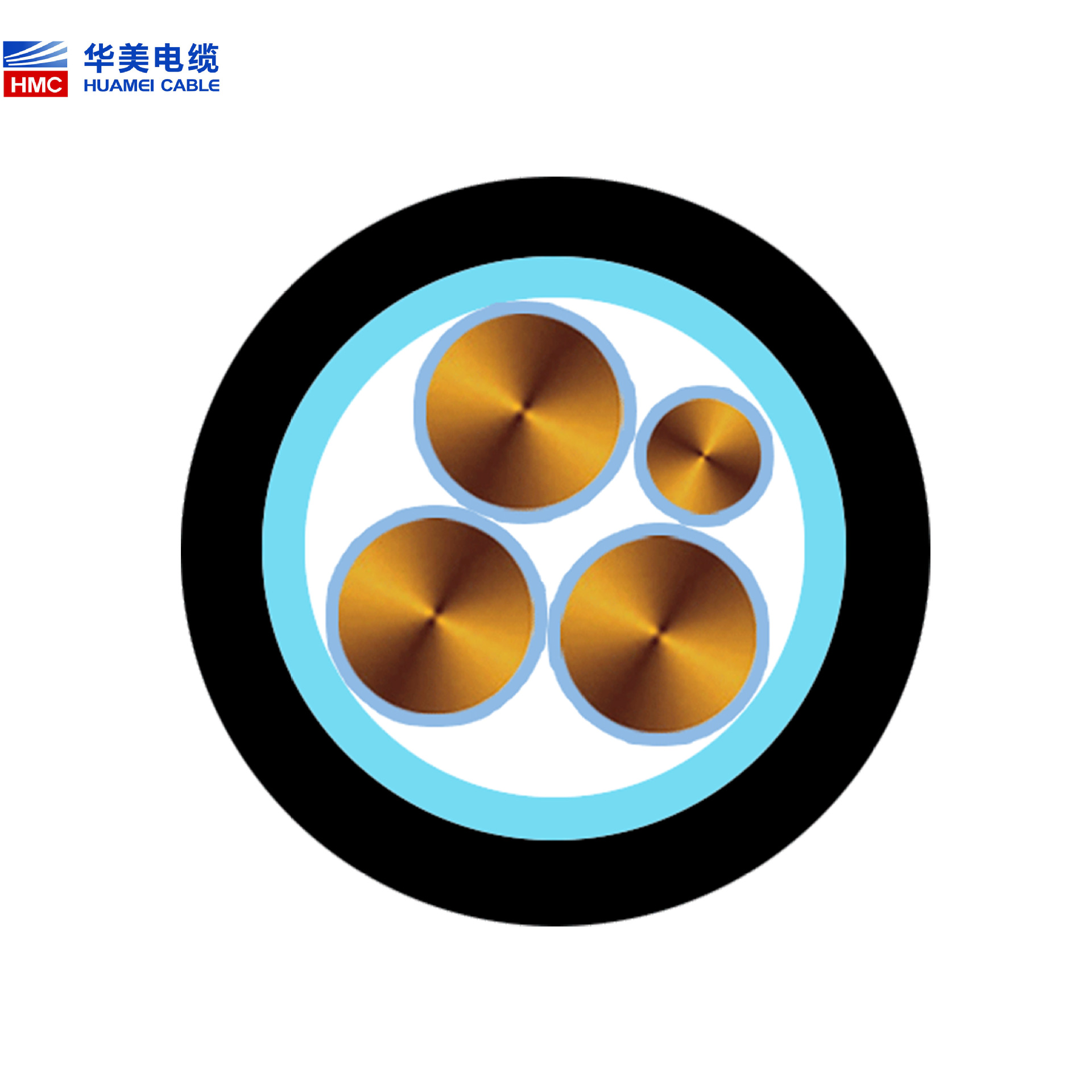 华美电线电缆 bvr16平方家装单芯多股铜芯软线95米