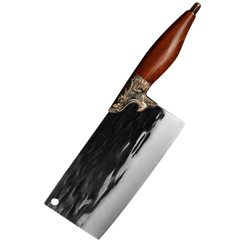 5铬不锈钢厨房菜刀龙头砍切两用切菜刀厨师菜刀套装厨房刀具批发