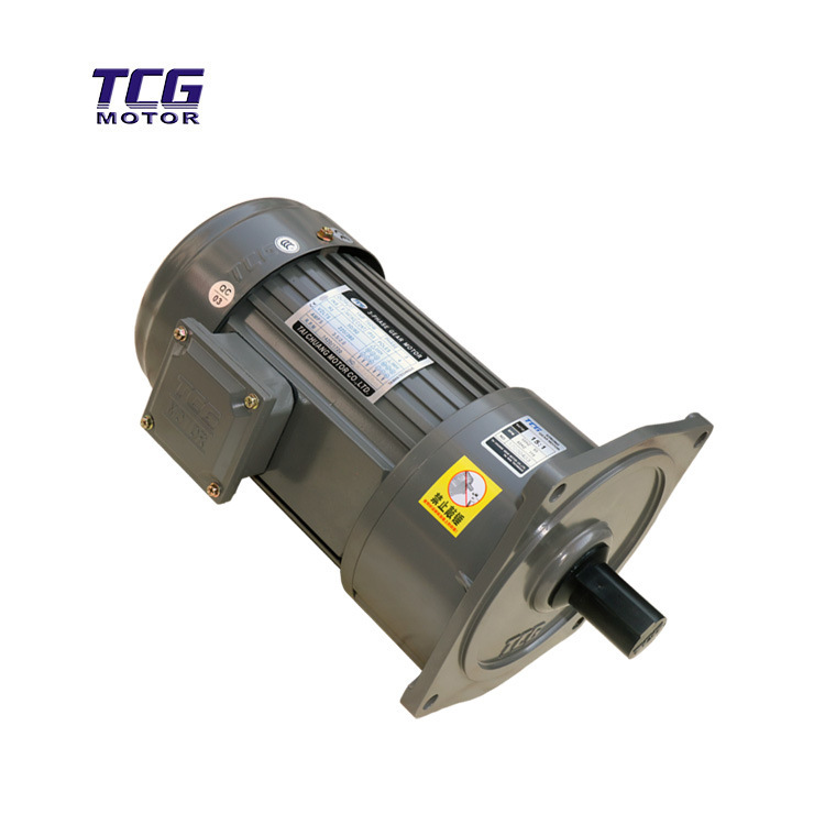 TCG齿轮减速电机750W 三相立卧式铸铁齿轮箱马达 低噪音 较高寿命