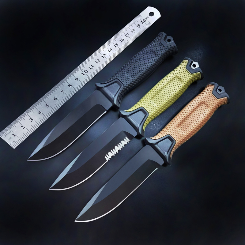 高硬度生存刀戈博步兵战术刀户外探险工具直刀bg防身军刀露营刀具