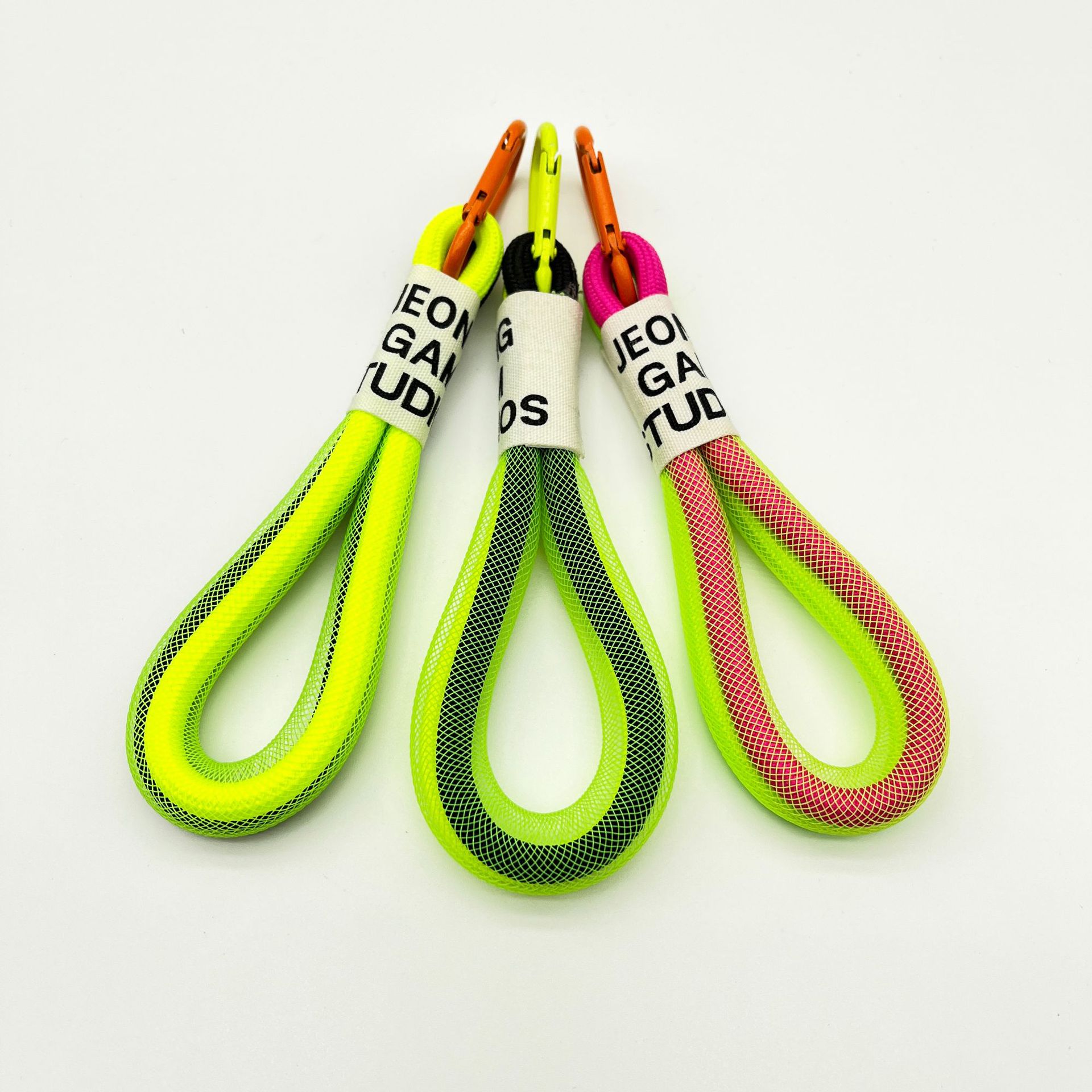 服饰挂饰配件荧光绳炫彩双层链绳包包钥匙扣水杯挂绳挂件源头工厂