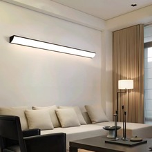 现代长条LED直角灯室内客厅壁灯免打孔墙角灯过道卧室超亮日光灯