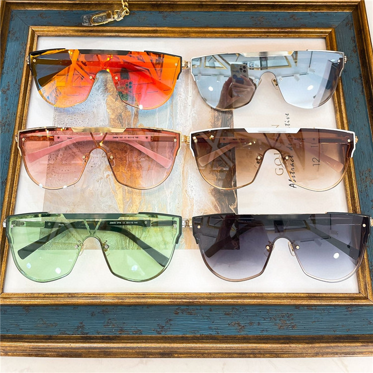 驴家新款蛤蟆形z9809一体式墨镜 小红书同款大框护目时尚太阳眼镜