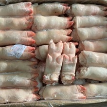 猪蹄冷冻大量批发 猪手带筋手带筋猪脚带筋饭店卤菜20斤40个左右
