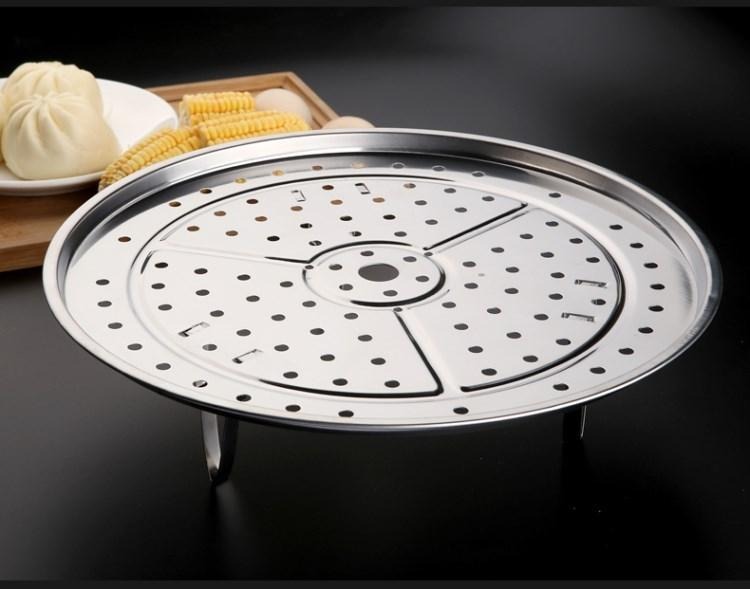 不锈钢蒸片蒸笼篦子蒸架蒸屉蒸锅架子家用圆形帘子蒸屉垫隔层蒸盘