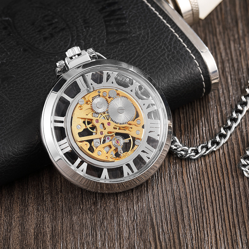 0成交0个相似同款2双面镂空热销齿轮仿机械不锈钢带石英手表外贸热销