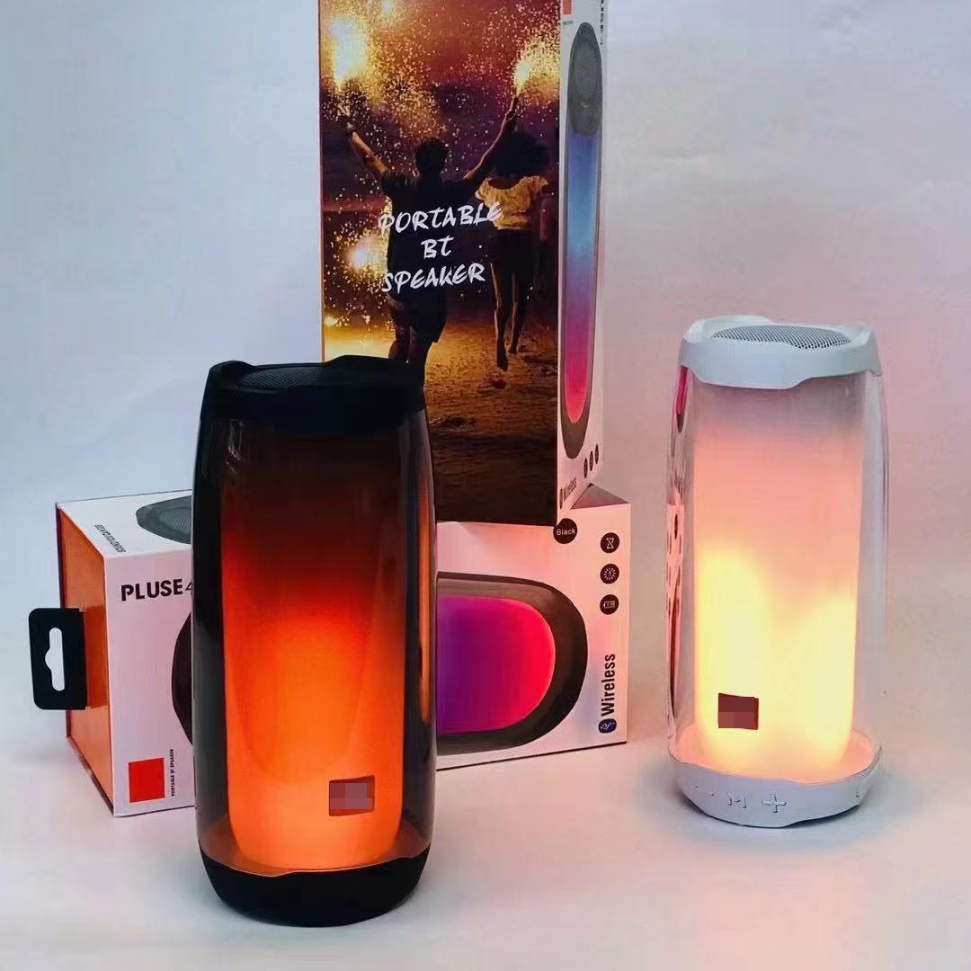 跨境脉动4七彩无线蓝牙音响适用jbl同款pulse4网红桌面低音炮mini