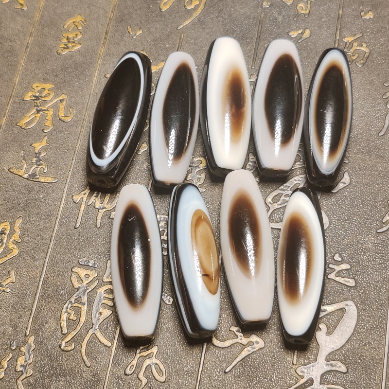 巴西天然玛瑙一线药师缠丝天眼天珠项链吊坠diy手工配饰-阿里巴巴