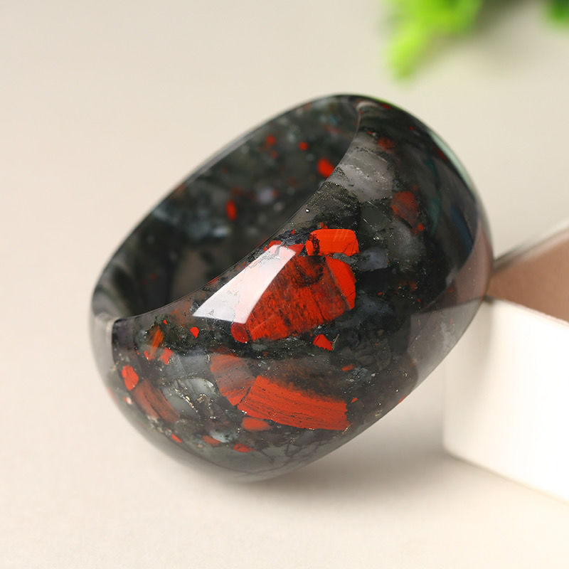 原矿龙血石玉石镯子直播间女款礼物包邮款