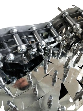 8涂装链条喷涂线链条101.6 38.1喷涂治具地轨链条 轨道