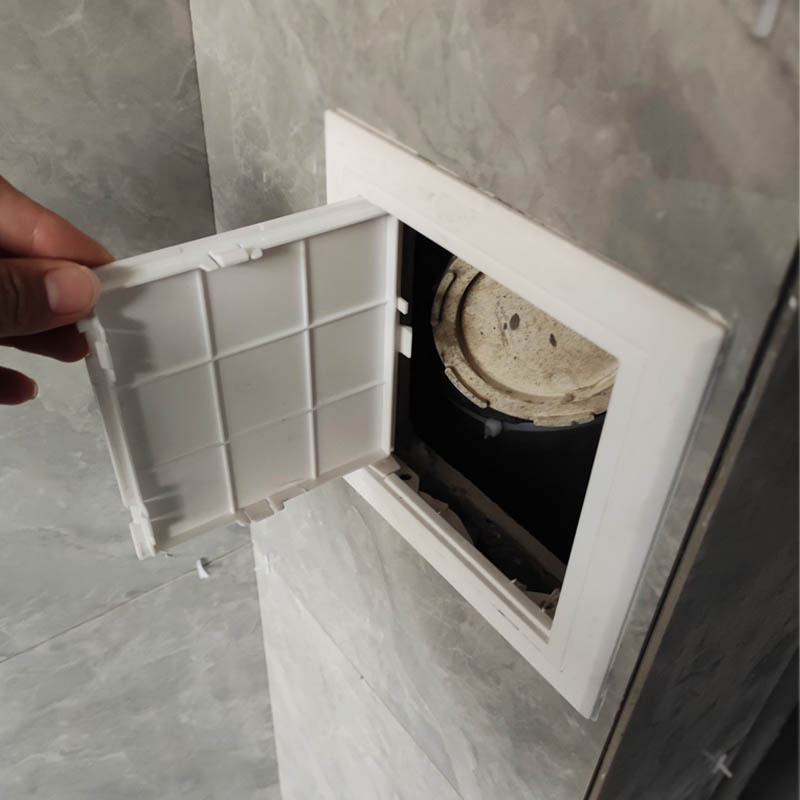 110下水管检修口装饰盖罩子卫生间管道井下水道pvc检查口盖子盖板