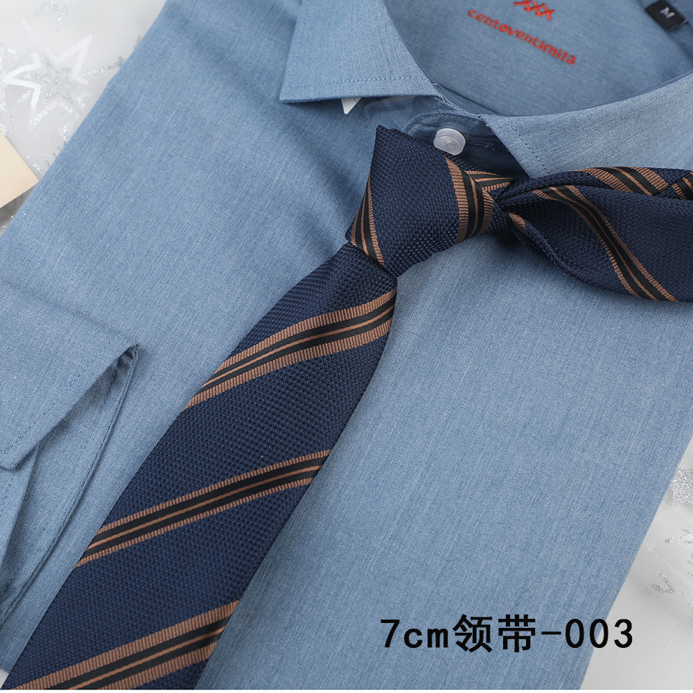 Factory in Stock Men's Casual Trend Striped Cashew 7cm Hand Tie Formal Wear Business Workplace Accessories