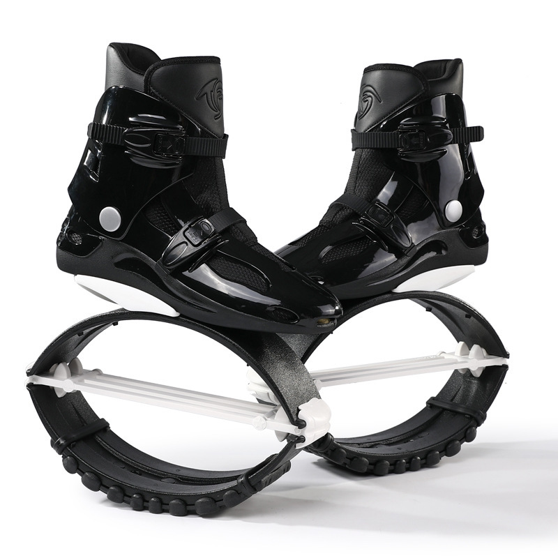 新款闪亮弹跳鞋跳跳靴 跨境亚马逊健身弹力鞋 户外运动jump弹簧鞋