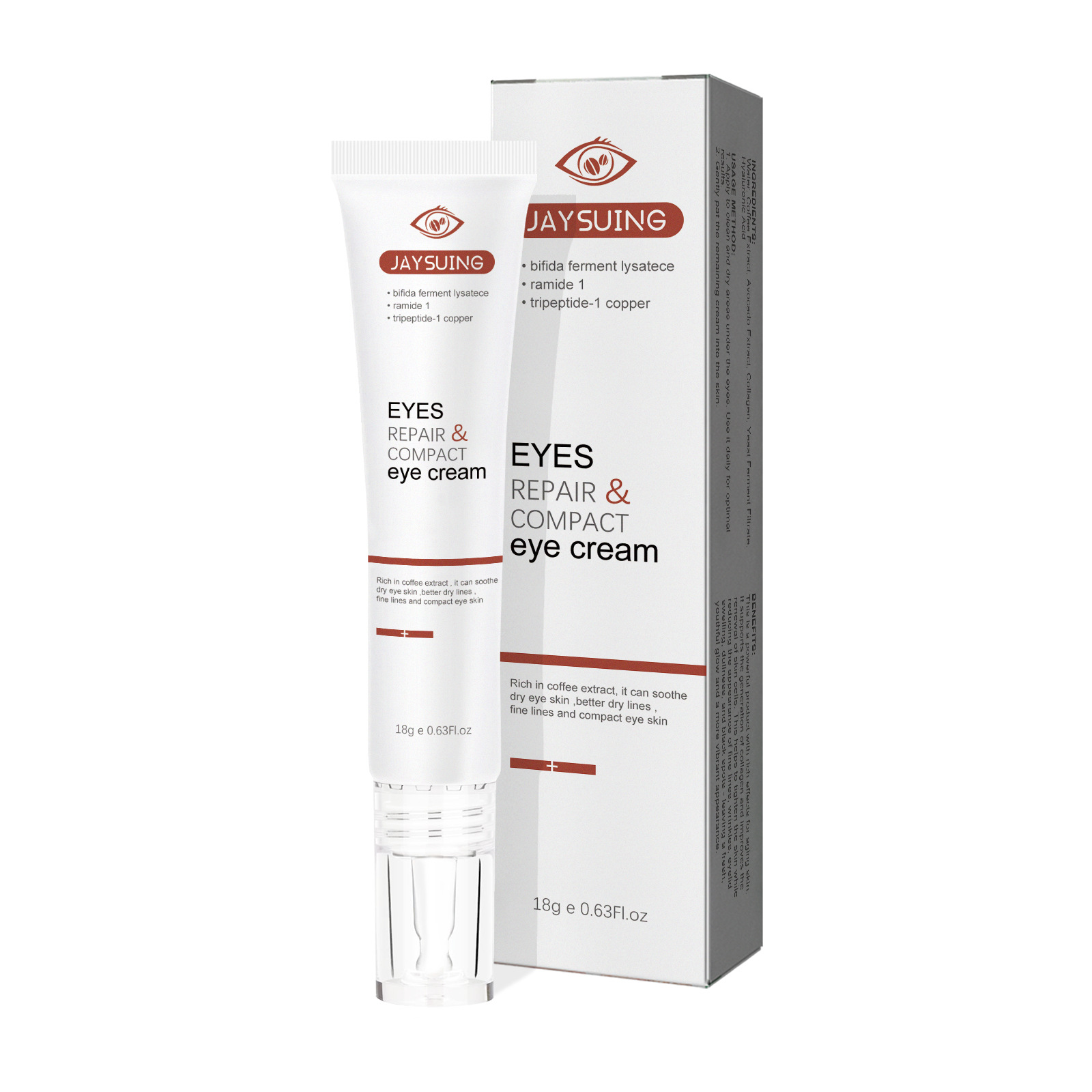 Jaysuing Eye Care Eye Cream Fading Wrinkle Eye Bags Dark Circles Firming Soft Skin around Eyes