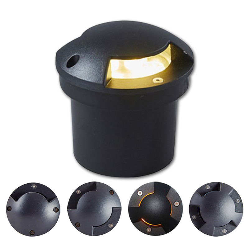 led透光地埋灯户外侧发光龟背灯嵌入式花园别墅庭院草坪景观射灯