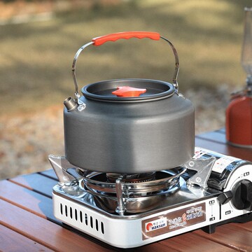 户外咖啡壶大容量登山垂钓烧水壶露营炊具水壶可便携煮茶烧水壶