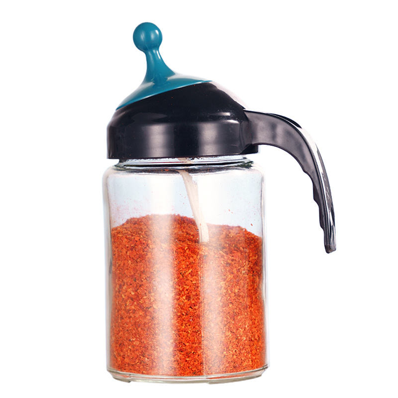 Seasoning Box Kitchen Salt Shaker Seasoning Bottle Household Salt MSG Salt Seasoning Jar Storage Tank Product Combination