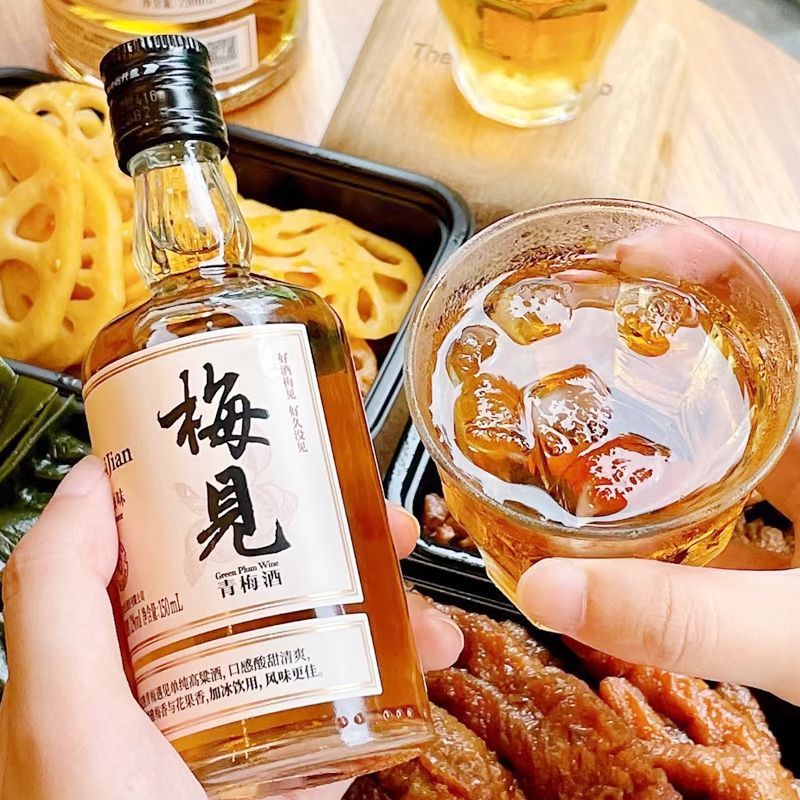 梅见青梅酒12度150ml*2瓶梅子酒果酒低度微醺伴手礼小酒-阿里巴巴