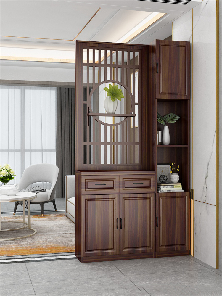 玄关柜鞋柜一体简约现代入户家用门口鞋柜轻奢风进门放钥匙新中式