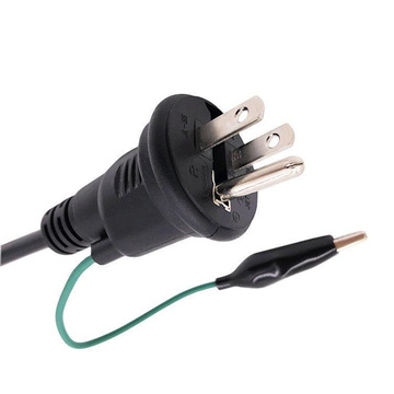 日本电源线插头 三芯日标插头带弹簧针 15a 日规pse认证插头