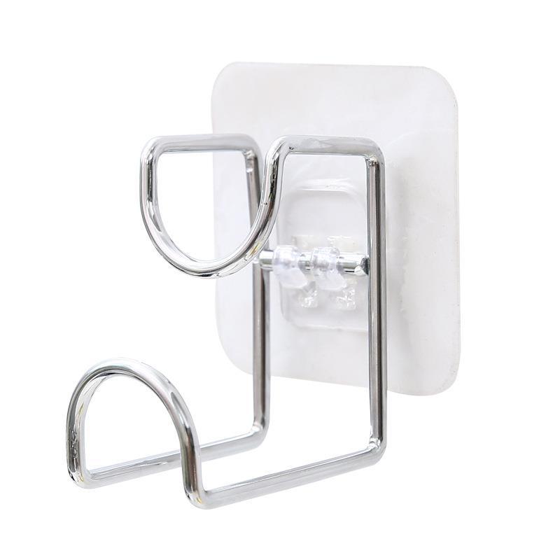 Bathroom Washbasin Seamless Nail-Free Waterproof Stainless Steel Sticky Hook Wall Mounted Storage Rack Hook Hanger Hook Wholesale