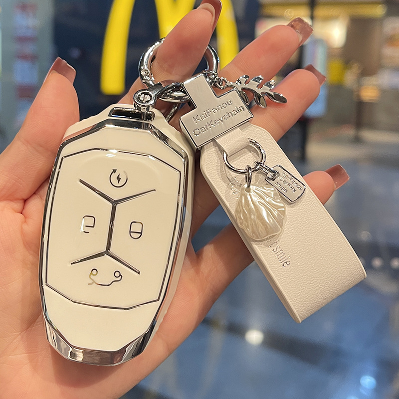 适用于领克03钥匙套女21款领克01汽车领克02新能源专用高档钥匙包