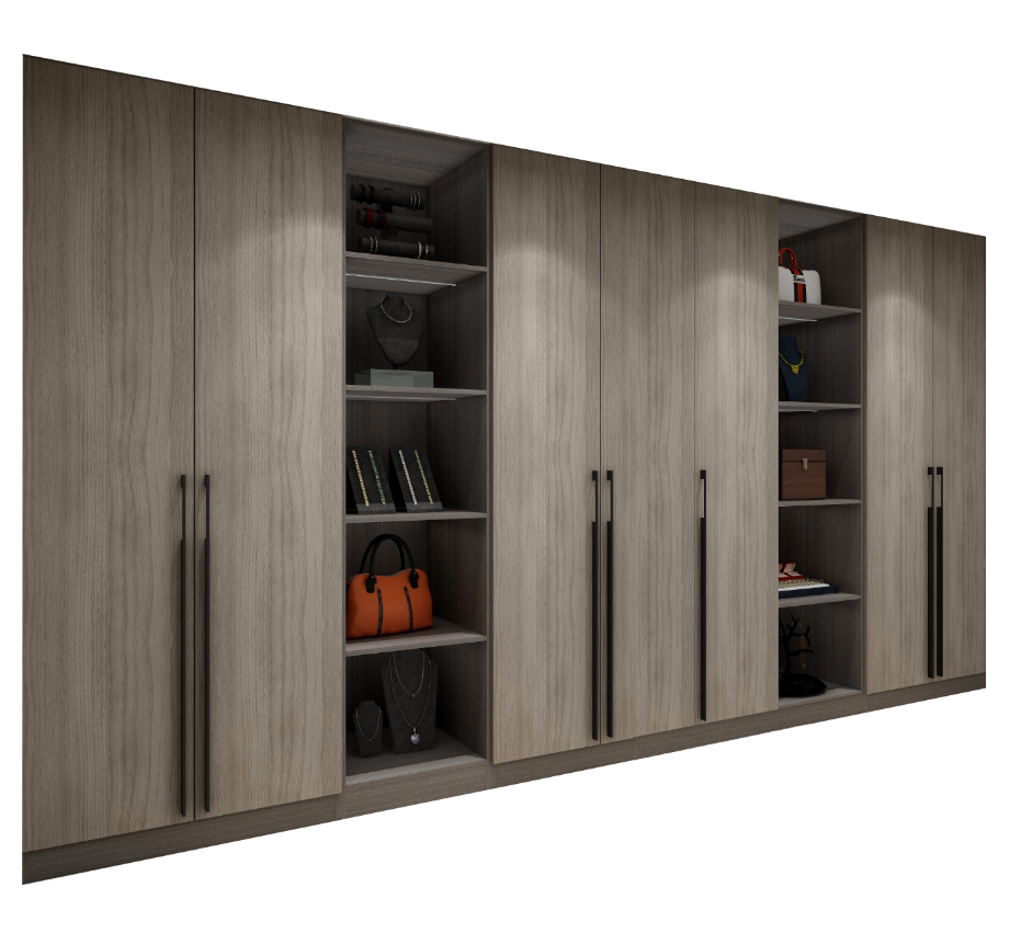 w6衣柜全铝现代简约卧室全屋定 制家具储物铝合金整体衣帽间-阿里巴巴