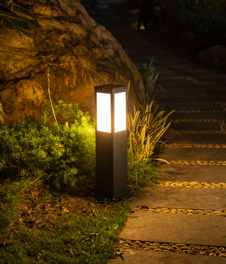 太阳能草坪灯户外庭院灯现代简约别墅公园景观灯草地道路插地灯