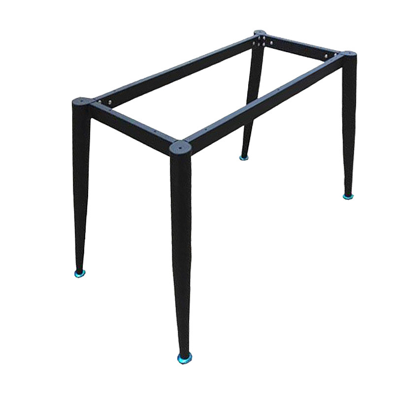 餐桌脚架岩板办公桌架简约电脑桌架可 铁艺品大理石脚架锥管钢架