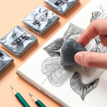 1pcs Plasticity Soft Rubber Eraser Student Drawing Sketch跨