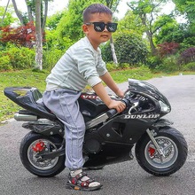 小型摩托车儿童娱乐摄影迷你小跑摩托车小型机儿童汽油版加汽燃油