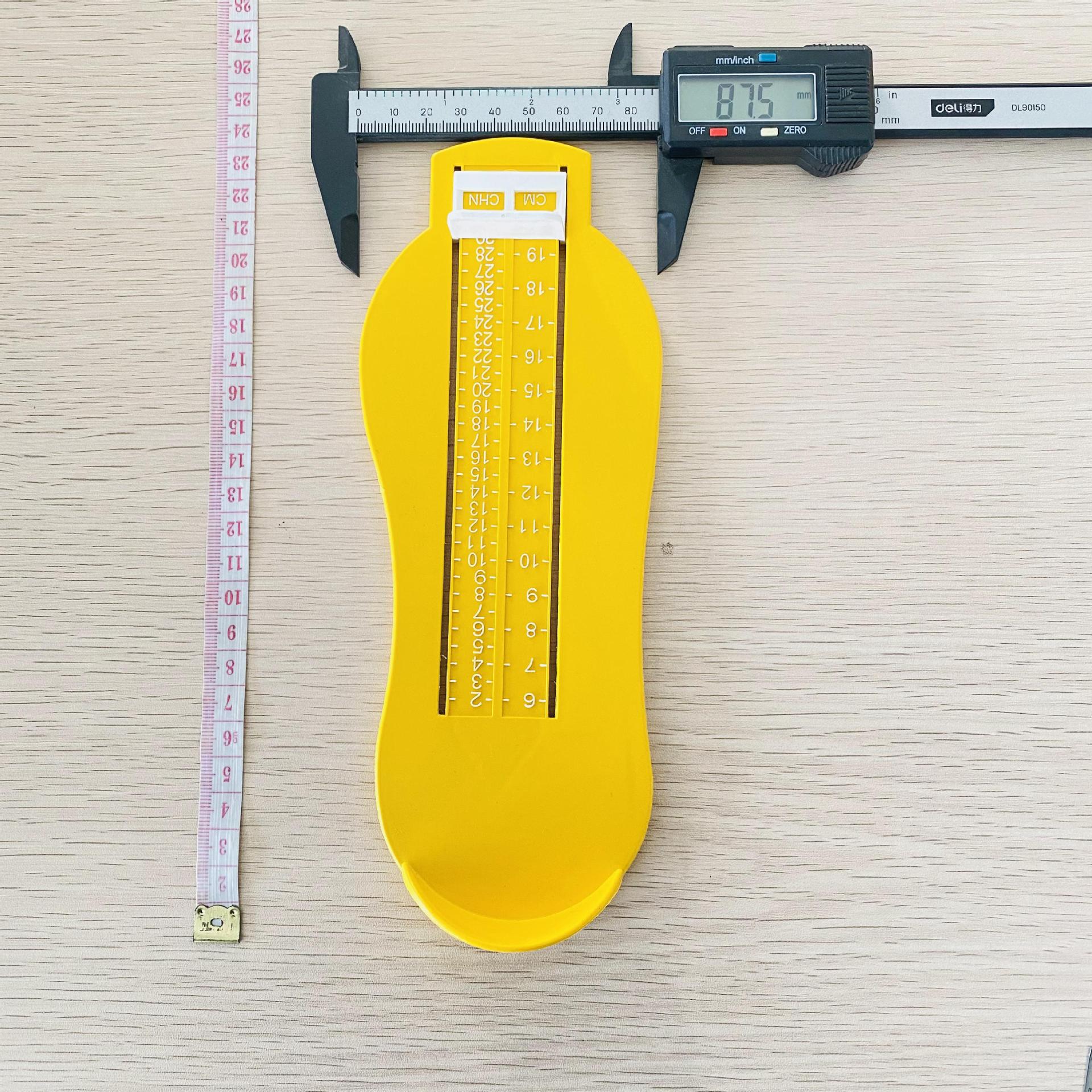 家用儿童量脚器脚长测量尺宝宝买鞋量脚器婴儿童宝宝脚长测量器