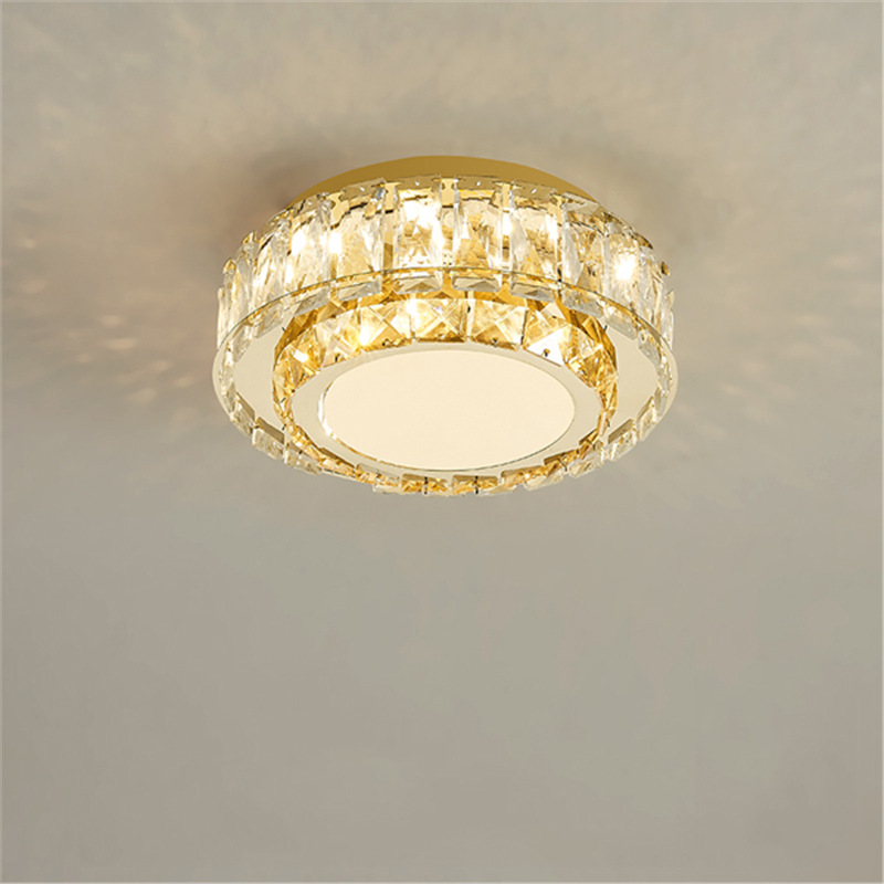 英菲雷特过道灯走廊灯轻奢简约水晶灯入户门厅灯玄关灯阳台吸顶灯