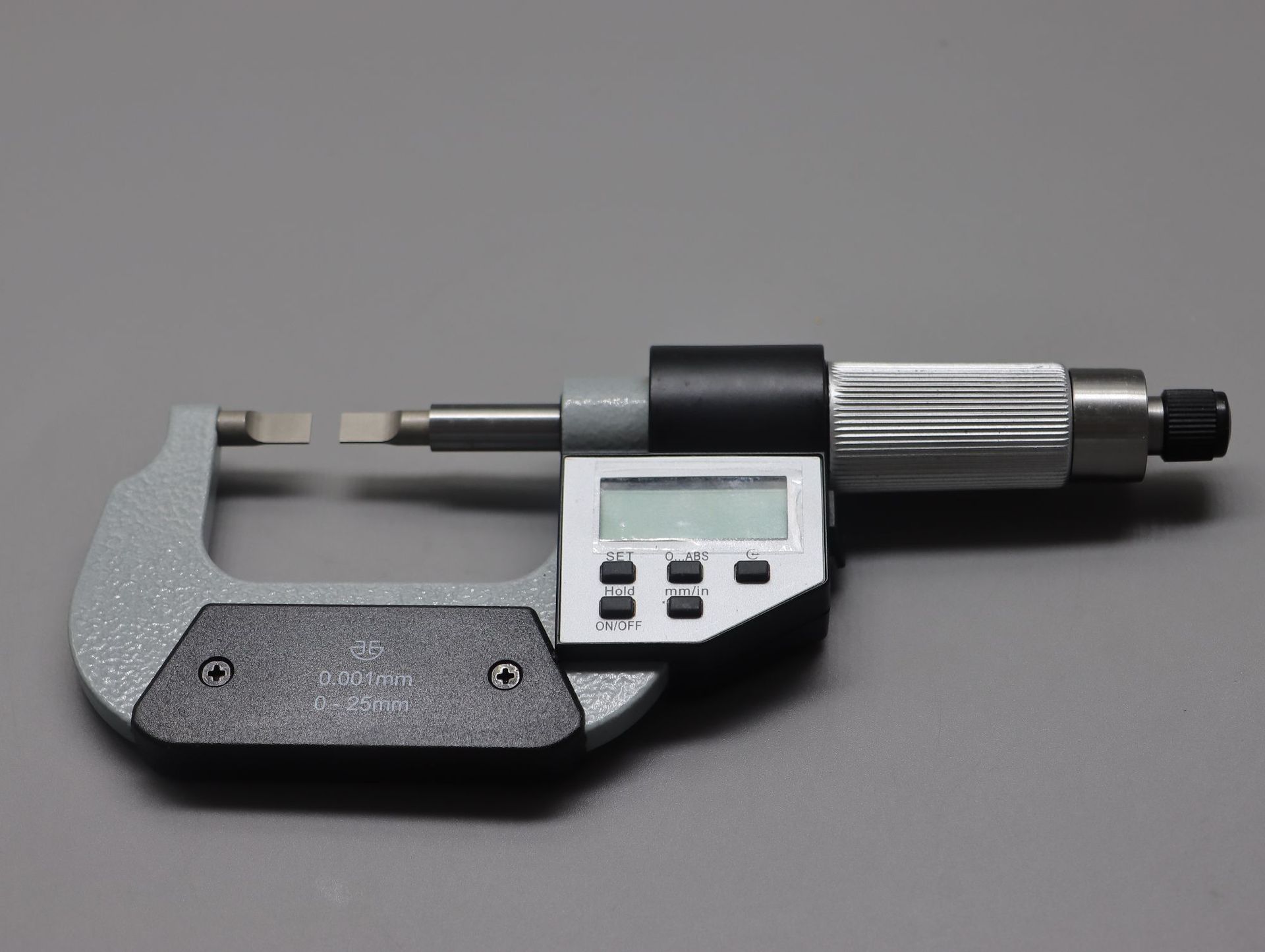 青海青量数显叶片刀口薄片电子外径千分尺0-25/25-50mm0.001测槽
