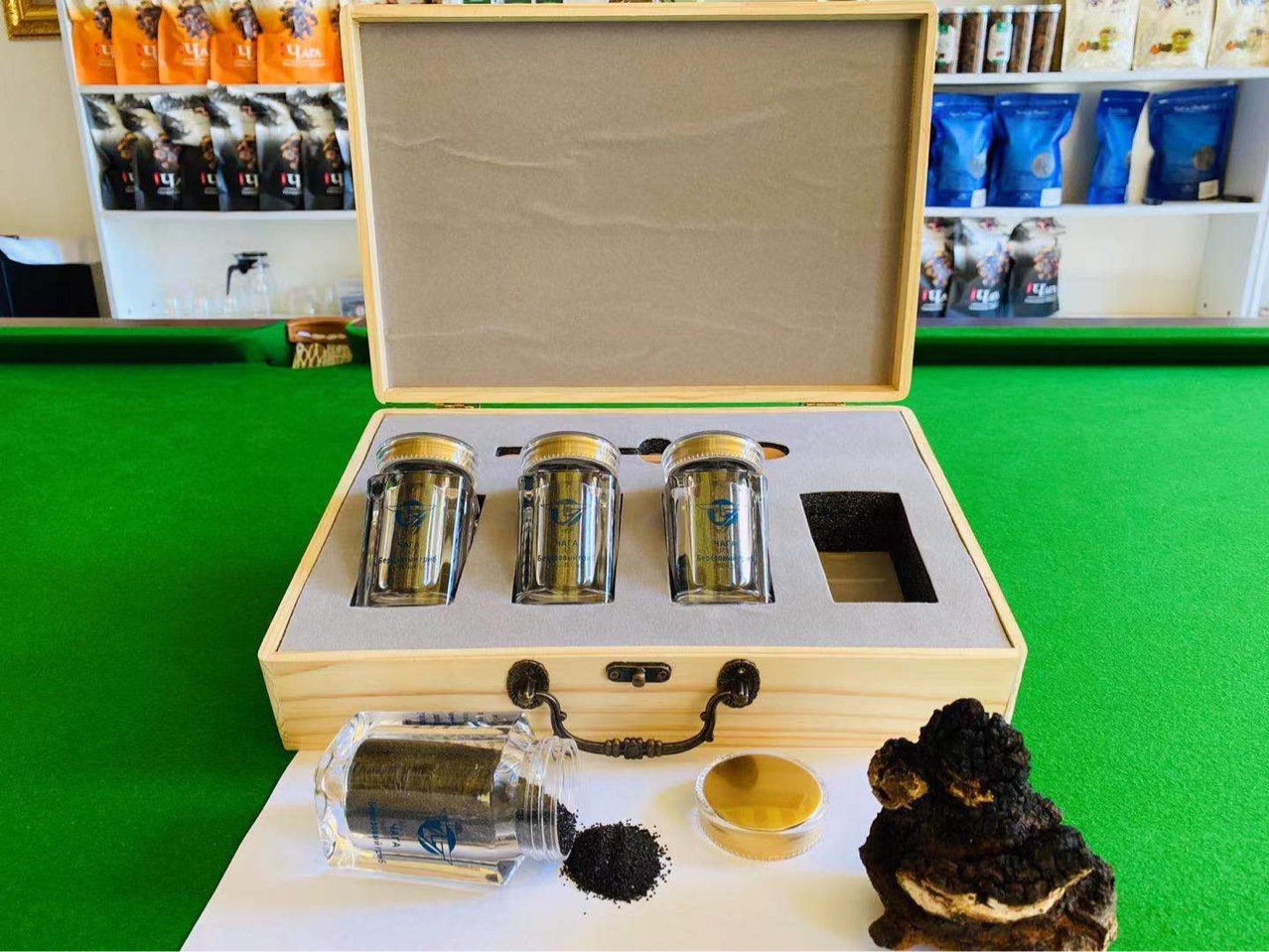 俄罗斯西伯利亚桦树茸白桦茸桦褐孔菌黑金精粉