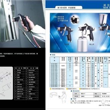 浦沅W-101气动家具面漆压送式w101喷漆枪高雾化 油漆喷枪W200