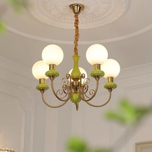 法式田园奶油风民宿吊灯北欧美式复古设计师卧室客厅中古餐厅灯具