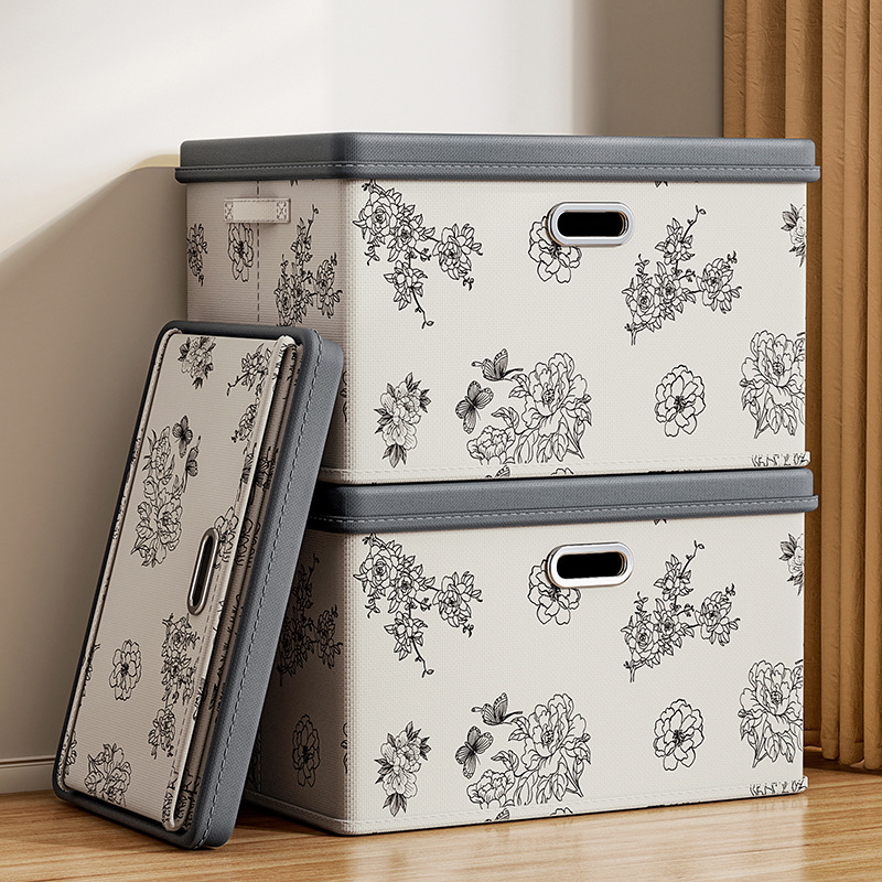 牛津布家用衣服收纳箱可折叠衣柜床底收纳盒玩具零食车载储物箱