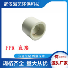 PPR管件 热熔承插直接 直通  dn20-dn160 厂家直发 量大价优