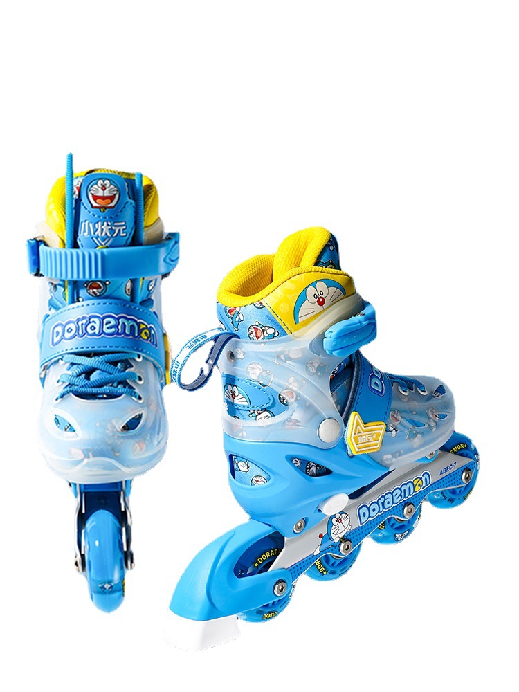 小状元溜冰鞋儿童全套可调专业品牌滑冰轮滑鞋初学者男童女童旱冰