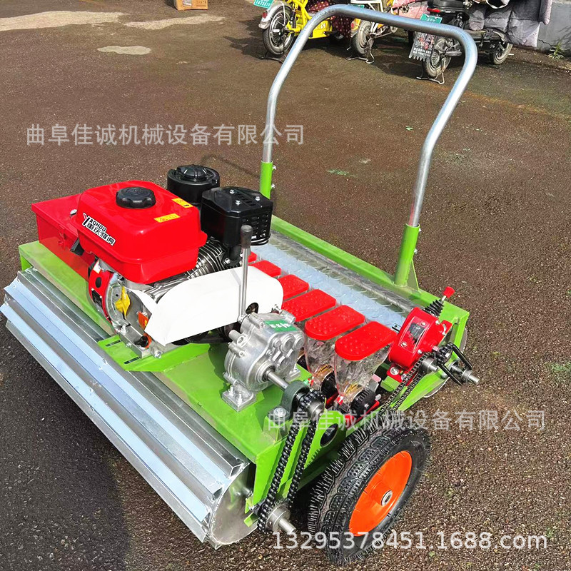 河南 手推式蔬菜精播机 药材地黄决明子点播机