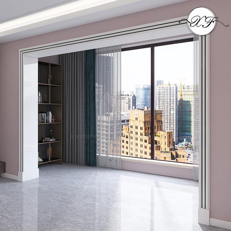 轻奢铝合金大理石门套阳台垭口包边电梯门框窗台板背景墙石材线条