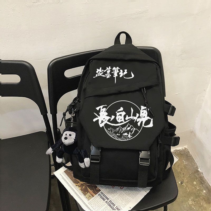 盗墓书包周边笔记张起灵吴邪男女学生背包瓶邪双肩包韩版休闲包