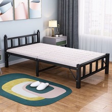 折叠床午休单人床1米5家用简易实木床1.2米办公室经济型双人小床