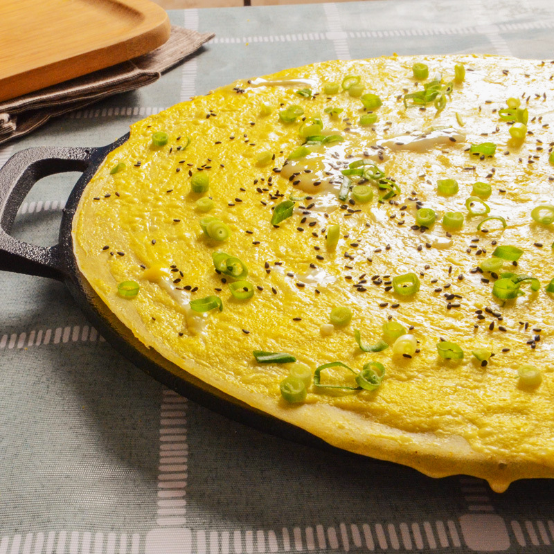 加厚杂粮煎饼锅家用鏊子手抓饼烙饼锅不粘平底煎锅摊煎饼果子工具