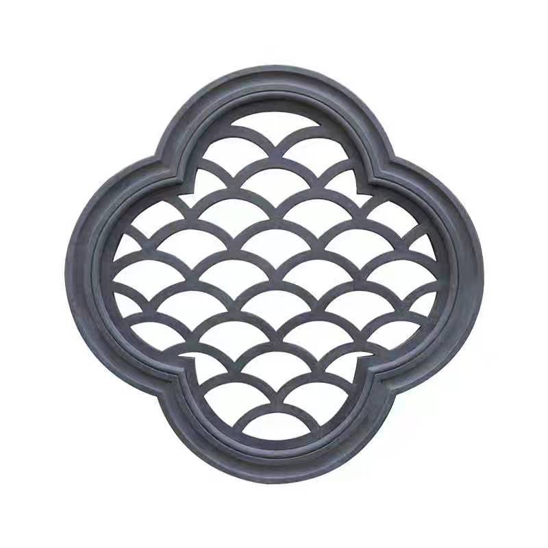 古砖雕镂空窗花古建徽派四合院围墙建材中式庭院装饰水泥花格窗