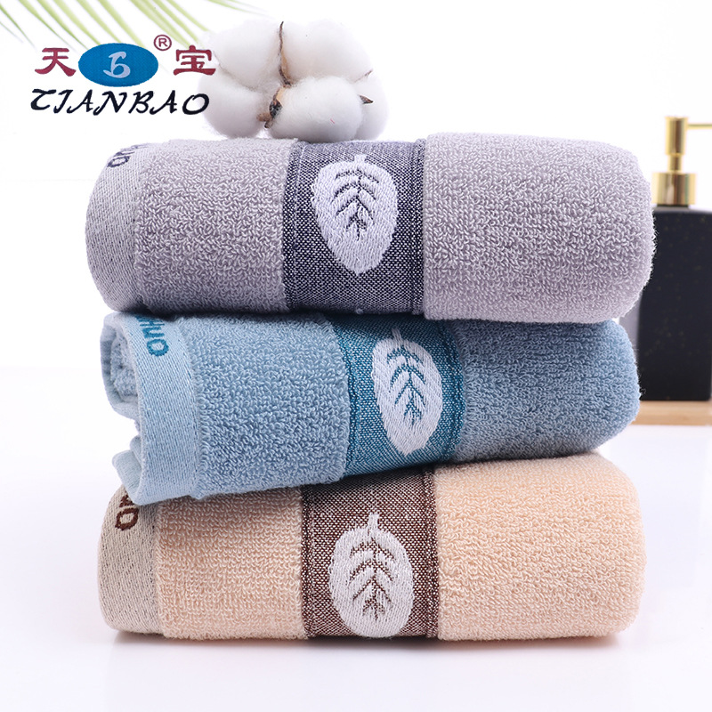 Thickening Towel Wholesale Adult plus Size Absorbent Good Business Cotton Towel Home Gifts Promotional Embroidery Logo